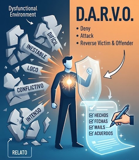 Cuando la integridad incomoda: Identificando la técnica D.A.R.V.O. en entornos laborales